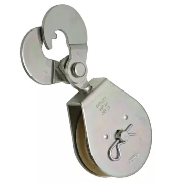 National Hardware Pulley, 1/2 in Rope, 650 lb Working Load, 3 in Sheave, Zinc