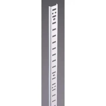 National Hardware Knape & Vogt 255 Series 72 In. Zinc-Plated Steel Mortise-Mount Pilaster Shelf Standard