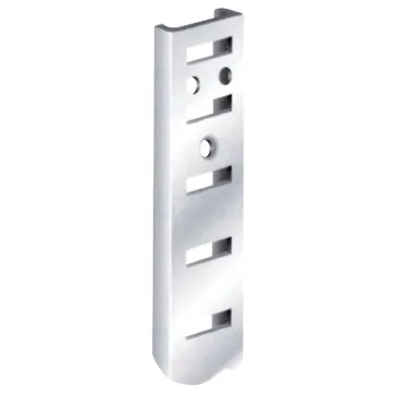 National Hardware Knape & Vogt 255 Series 72 In. Brass Mortise-Mount Pilaster Shelf Standard