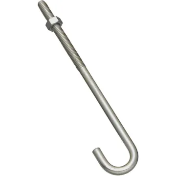 National Hardware Hook J-Bolt (Zinc) 5/16 x 7 in.
