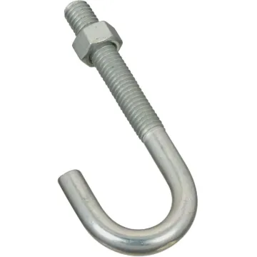National Hardware Hook J-Bolt (Zinc) 3/8 x 3-3/4 in.