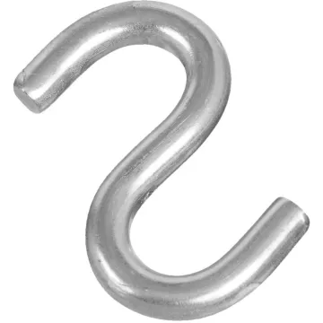 National Hardware Open S-Hook (Stainless Steel) 2 in.