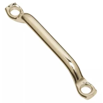 National Hardware Strap Loop, Low Profile, Steel, Nickel