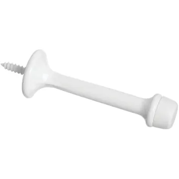 National Hardware Heavy Duty 3 In. Rigid Door Stop, White