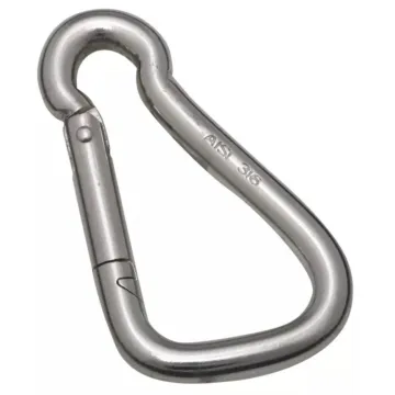 National Hardware Spring Snap, 400 lb Working Load, Stainless Steel, Zinc