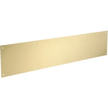 National Hardware 6 In. x 30 In. Brushed Gold Kickplate