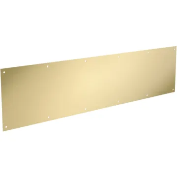 National Hardware 8 In. x 34 In. Brushed Gold Kickplate