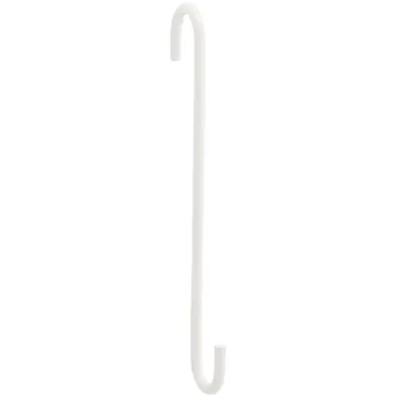 National Hardware 8 In. White Steel Modern Large S-Hook Plant Hanger