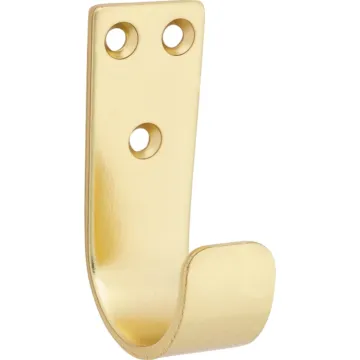 National Hardware 2-5/16 In. Brushed Gold Cooper Multipurpose Hook (2-Pack)