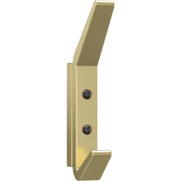 National Hardware 4-3/4 In. Brushed Gold Reed Geometric Hook