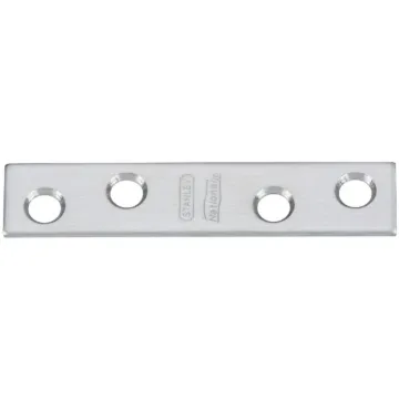 National Catalog 3 In. x 5/8 In. Stainless Steel Mending Brace (2-Count)