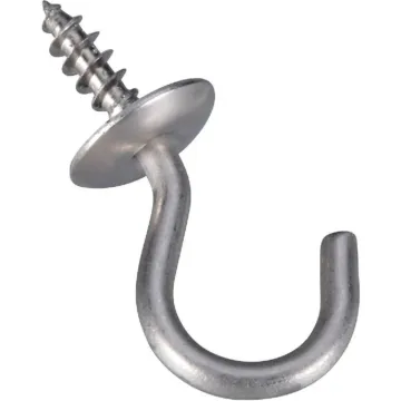 National Hardware Cup Hook (Stainless Steel - 4 pk) 1-1/8 in.