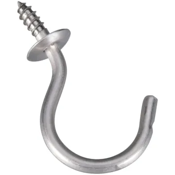 National Hardware Cup Hook (Stainless Steel - 2 pk) 2 in.