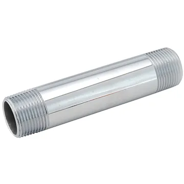 Anderson Metals Chrome Pipe Nipple - 3/8 in. x 6 in.