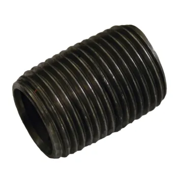 Jones Stephens 4" x Close Pipe Nipple Black