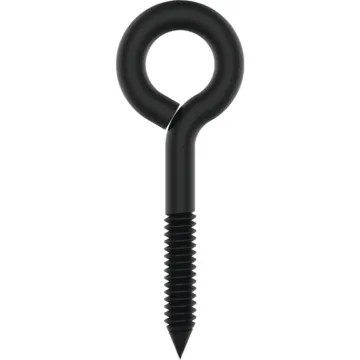 National Hardware Lag Screw Eye (Black) 7/16x 5-1/4