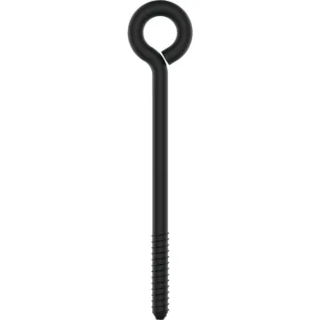 National Hardware Lag Screw Eye (Black) 5/16x 6