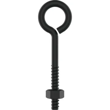 National Hardware 1/2" x 8" Eye Bolt, Black