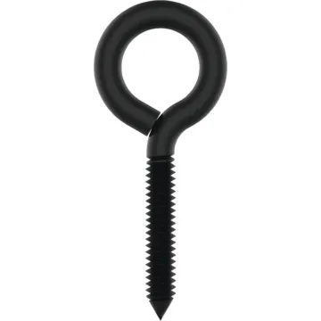 National Hardware Screw Eye (Black - 2 pk) 3-7/8 in.