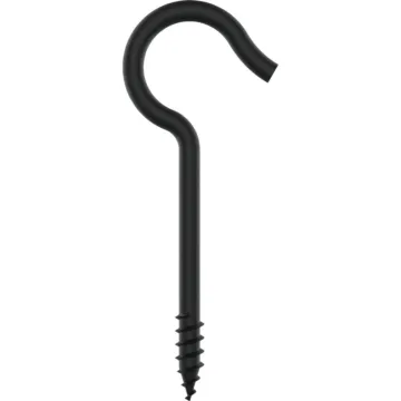 National Hardware Ceiling Hook (Black - 3 pk) 3-3/8 in.