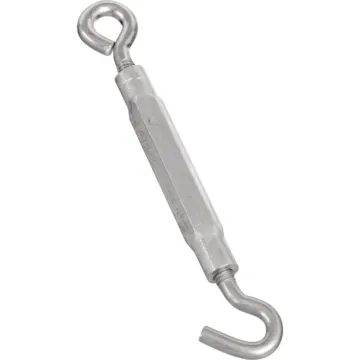 National Hardware 1/4" x 7-1/2" Hook To Eye Turnbuckle, Black