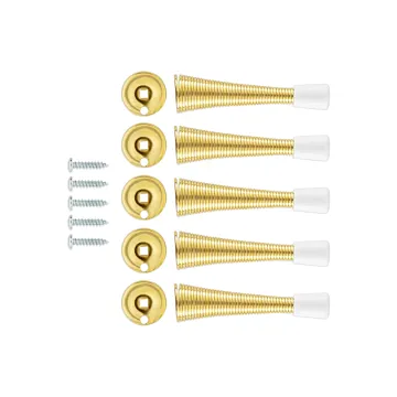 National Hardware Door Stop Spring (Brass - 5pk)