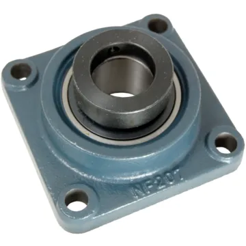 FYH Premium 4 Bolt Flange Bearing, 1-1/8" Locking Collar, Extended Race NANF20618