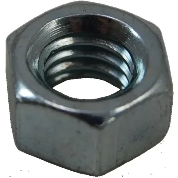1/4"-20 Hex Nut, Coarse Thread, Zinc