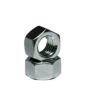 2"-4 Hex Nut, Coarse Thread, Zinc