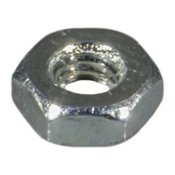 2 mm - 0.40 Hex Nut, Coarse Thread, Zinc