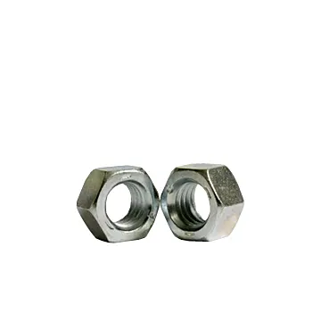 7/16"-14 Hex Nut, Coarse Thread, Zinc