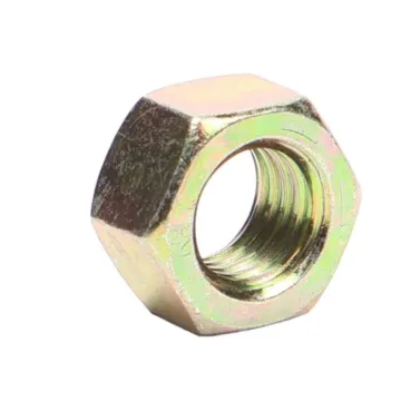 7/8"-9 Hex Nut, Coarse Thread, Yellow Zinc