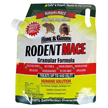 Rodent Mace Nature ftS Mace Rodent Mace RODGRN7001 Fresh Minty 2.5 lb Granular Rodent Repellent