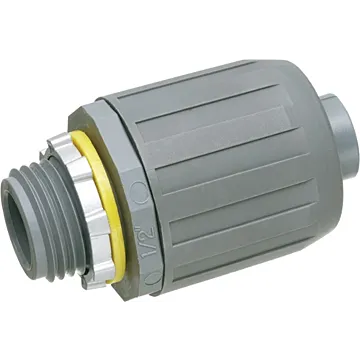 Arlington Industries 1/2 in 1/2 in UV-Rated Plastic Push-On Connector