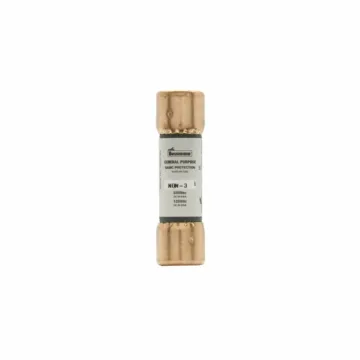 Bussmann Eaton Bussmann series NON fuse, Supplemental one-time fuse, Non current limiting, Light duty circuit locations, 10 A, Class H, Non-indicating, Ferrule end x ferrule end, 50 kAIC at 250 Vac,50 kAIC at 125 Vdc, Standard, 10, 250 V, 125 Vdc