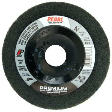 Pearl Abrasives Premium Surface Prep Wheel 4-1/2 x 7/8 SC Grey, Super Fine Grit NW45GSF
