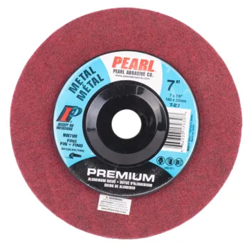 Pearl Abrasives Aluminum Oxide Surface Preparation - 7 x 7/8 AO Maroon Surface Preparation Wheel, Fine Grit