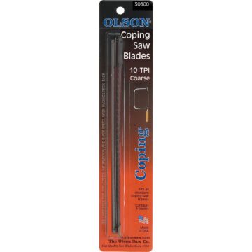 Olson 10 TPI Coping Saw Blade (4pk) 6-1/2 in.