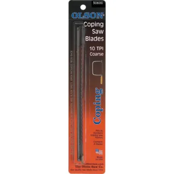 Olson 10 TPI Coping Saw Blade (4pk) 6-1/2 in.