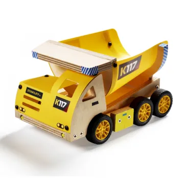 Stanley Jr. 5+ 15 Pieces Wooden Dump Truck Toy Kit