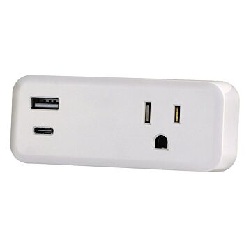 PowerZone Surge Tap 1 USB-A & USB-C Charger