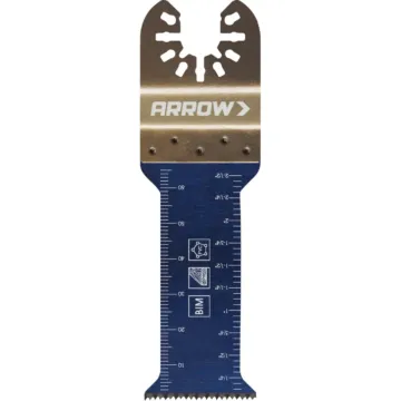 Arrow Fastener Arrow 1-1/4 In. Extended Plunge Thick Wood Oscillating Blade (3-Pack)