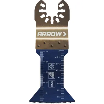 Arrow Fastener Arrow 1-3/4 In. Ground Tooth Power Hardwood Oscillating Blade Set (10-Piece)