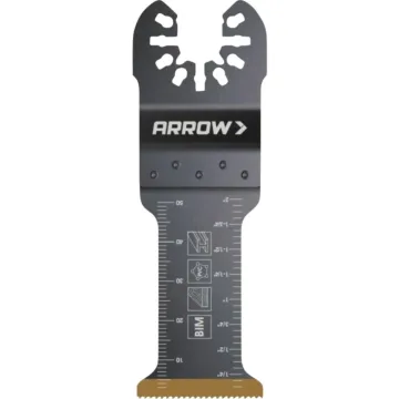 Arrow Fastener Arrow 1-1/4 In. Titanium Coated Bi-Metal Oscillating Tool Blade