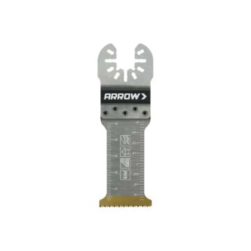 Arrow Fastener 1-1/4 in Titanium Bi‑Metal Faster Oscillating Tool Blade
