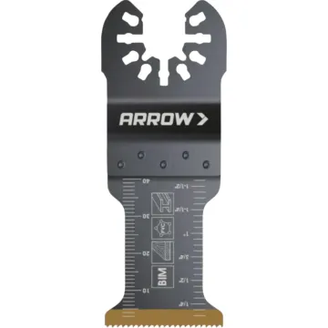 Arrow Fastener Arrow 1-1/4 In. Titanium Metal Oscillating Blade