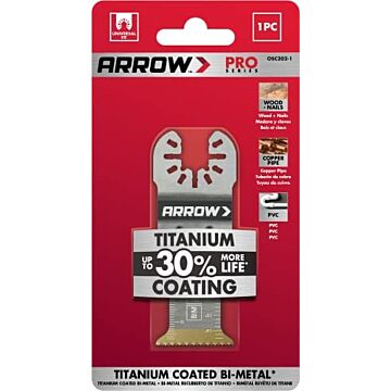 Arrow Fastener 1-1/4 in Bi-Metal Titanium Metal Blade