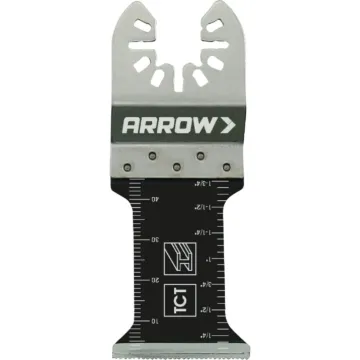 Arrow Fastener Arrow 1-3/8 In. TCT Carbide Flush-Cut Universal Oscillating Tool Saw Blade (2-Pack)