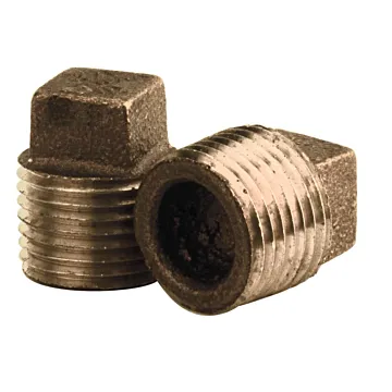 Midland Industries Lead-Free Brass Square Head Plug IMP - 1/2 in.