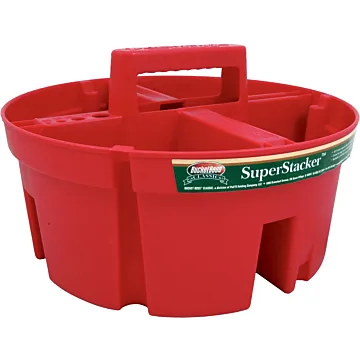 Bucket Boss Super Stacker Bucket (Red) 5 gal